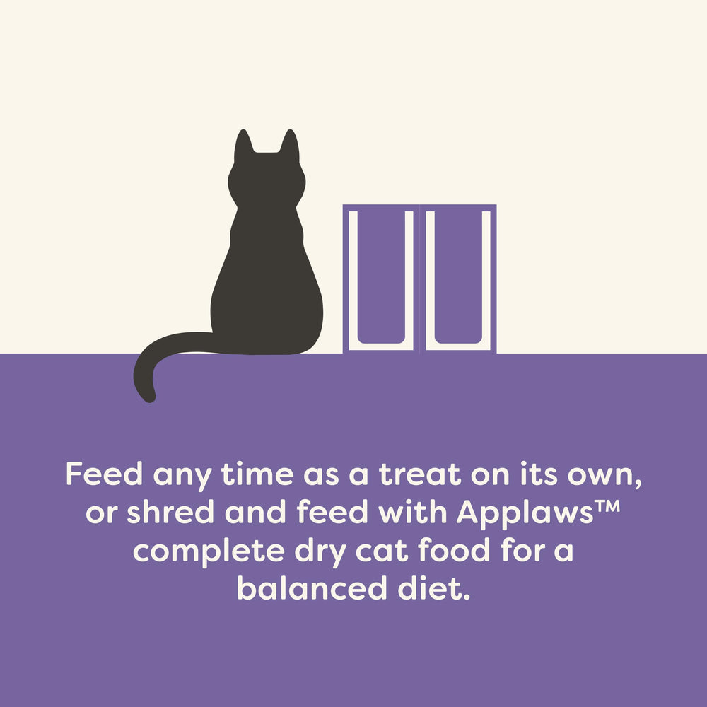 Applaws single-ingredient treat — pure protein for picky cats.
