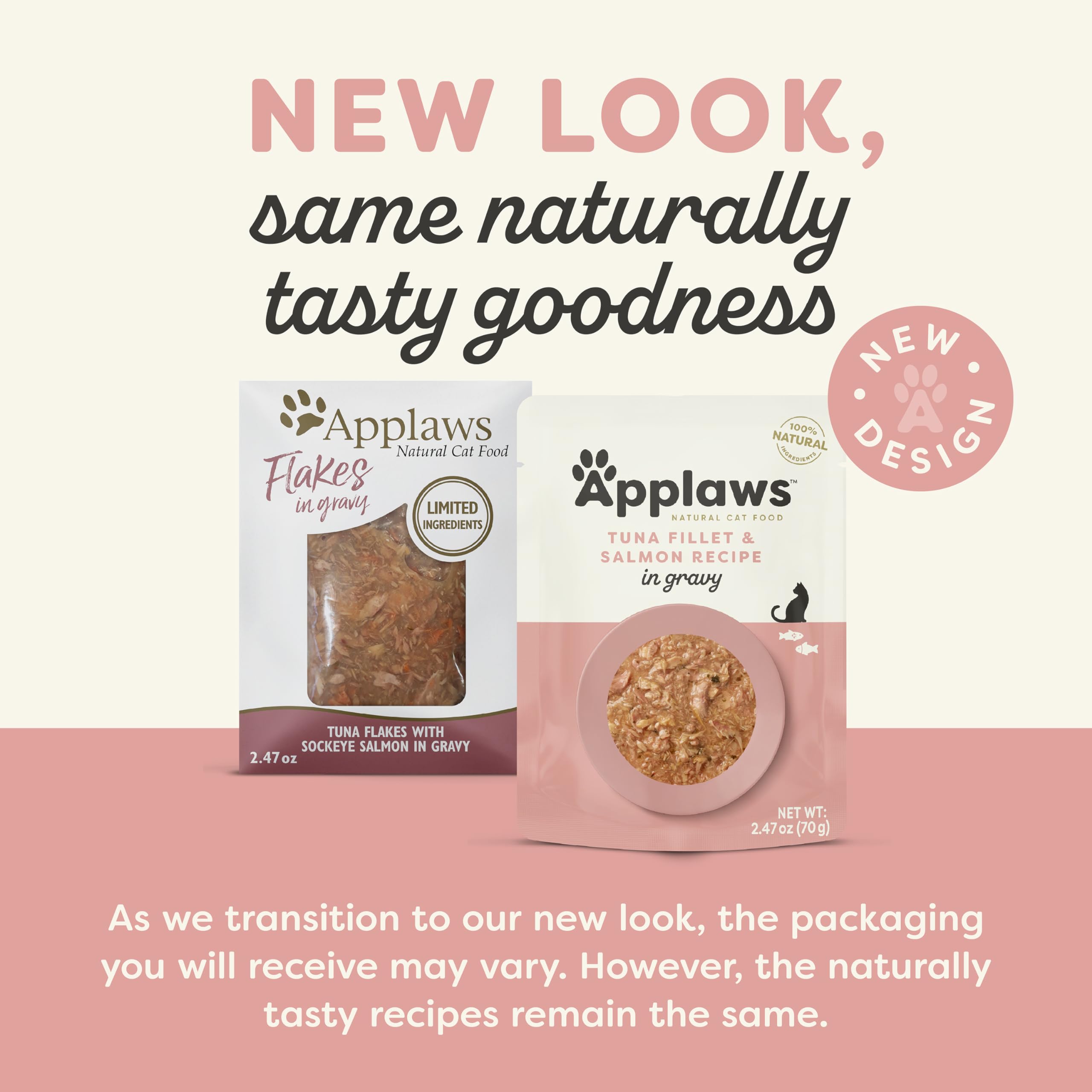 Applaws tuna-salmon in gravy closeup bowl showcases protein-packed meal options