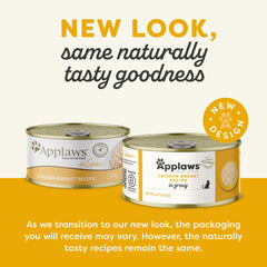 Applaws wet cat food limited ingredients label front — simple, clean nutrition for sensitive cats.