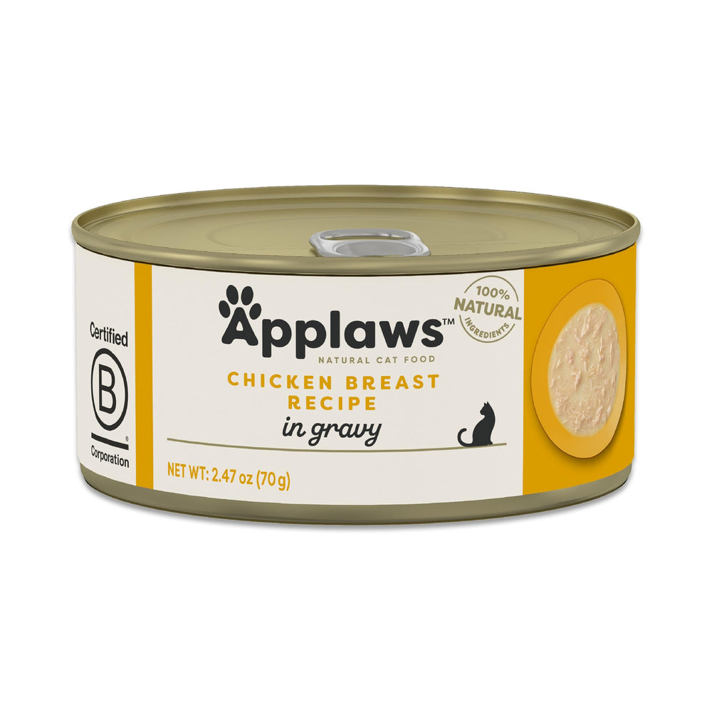 Applaws savory gravy texture close-up — flavorful moisture to entice picky eaters.