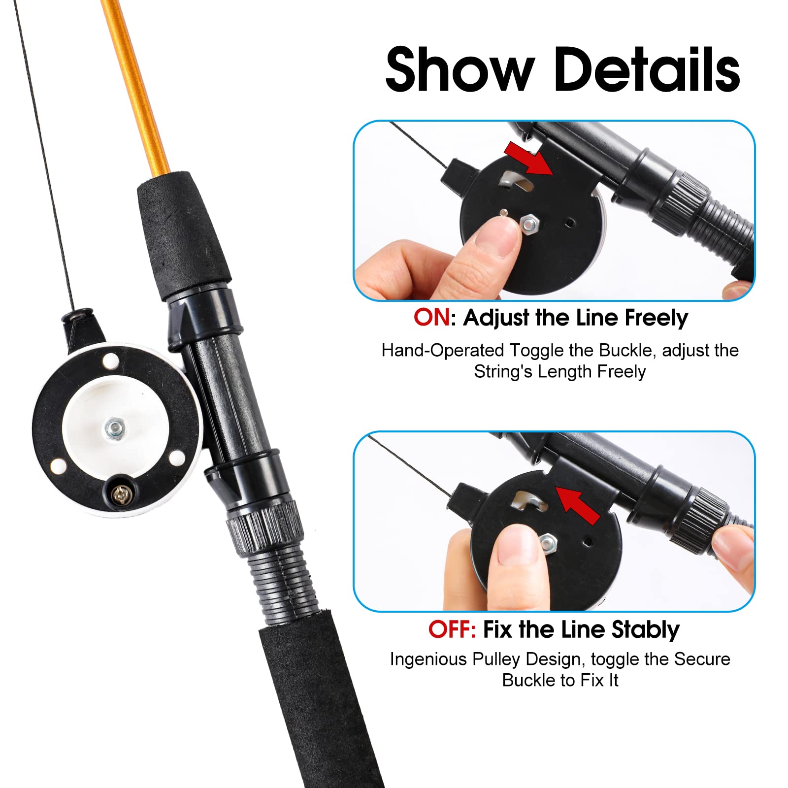 APSUAE braided rope wand delivers comfortable grip for extended use