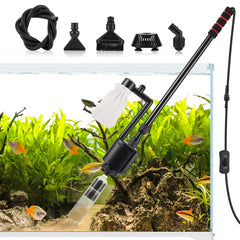 AQQA Aquarium Gravel Cleaner pump — powerful suction for quick debris removal.