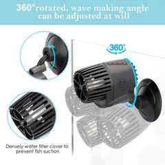 AQQA submersible pump in operation delivering balanced water movement.