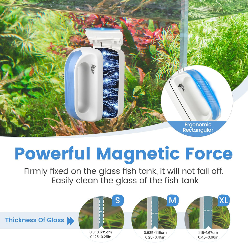 AQQA double-sided cleaner with stiff bristles for algae and soft side for exterior dust