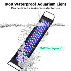 AQQA LED aquarium light 24/7 mode simulating sunrise and sunset
