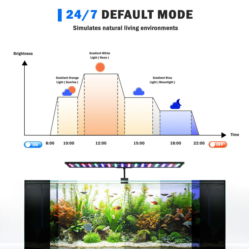 AQQA DIY mode enables custom colors, timing, and brightness controls