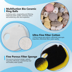 AQQA quartz balls filtration media closeup highlights particle capture and crystal-clear water potential.