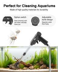AQQA water flow regulation knob for precise cleaning control