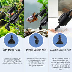 AQQA filter cup with sponge traps waste and supports filtration.