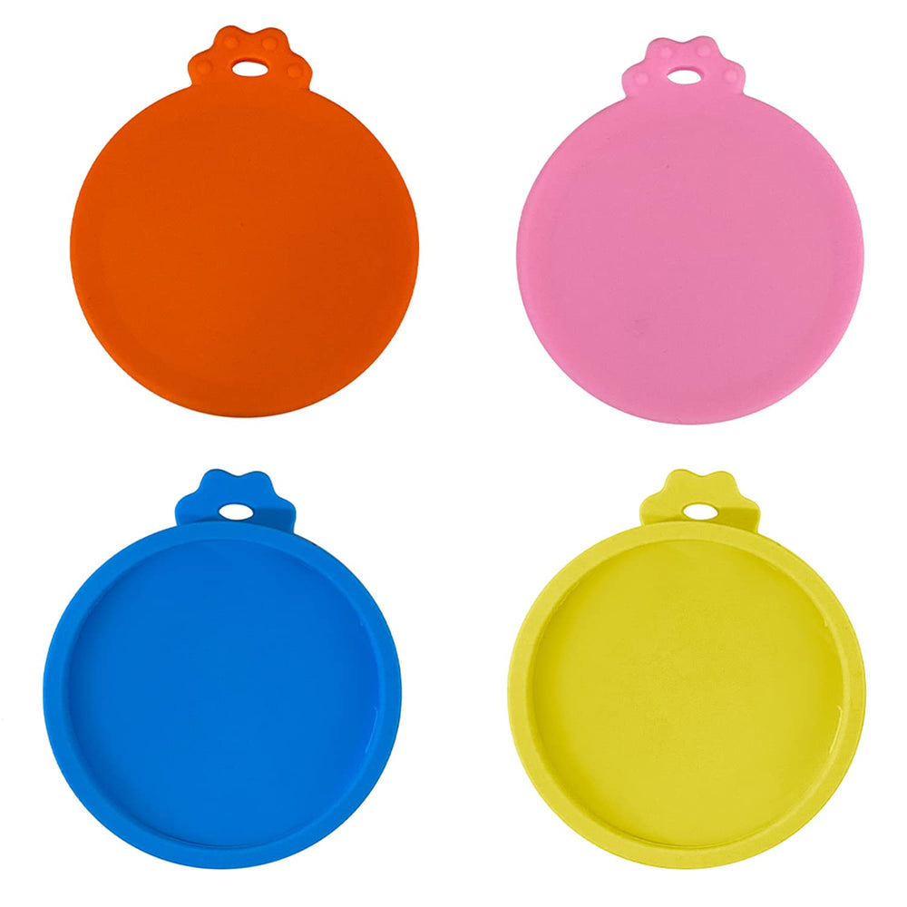 AQSXO cat can lids with a soft elastic edge keep small cans fresh and sealed.