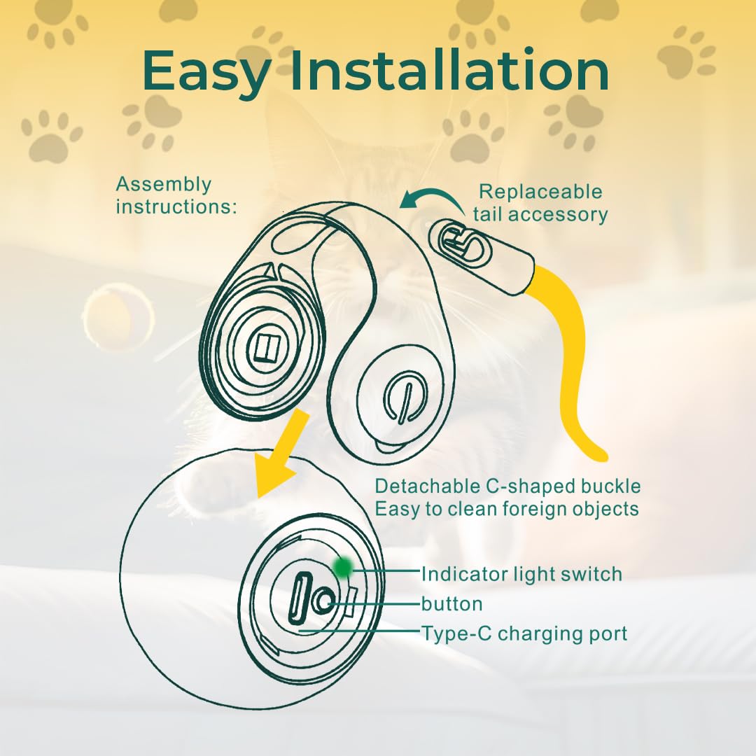 AQTELYA Speedy Tail 3.0 blue cat interaction showing pets engaging with smart play