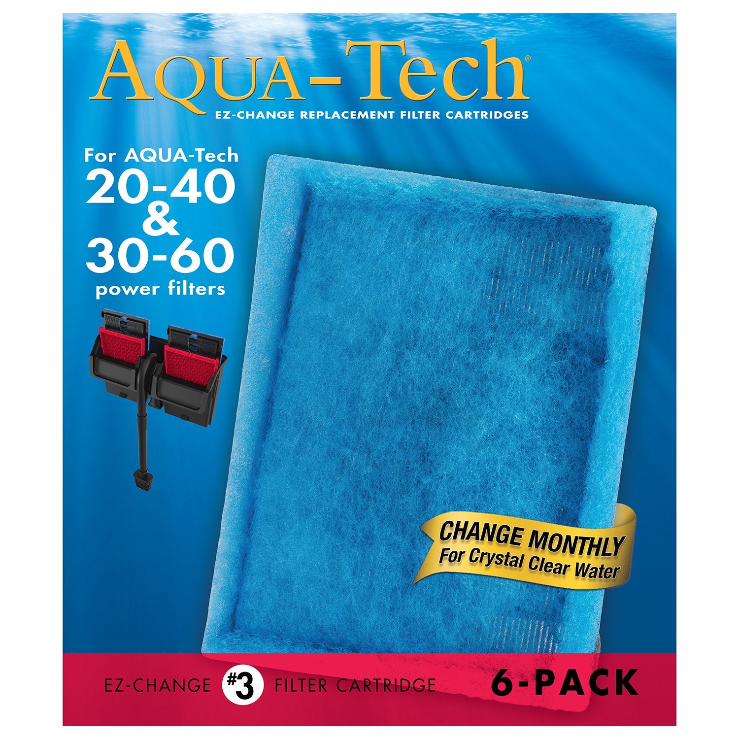 Aqua-Tech EZ-Change cartucho 30-60 galones agua más limpia y sin olores.