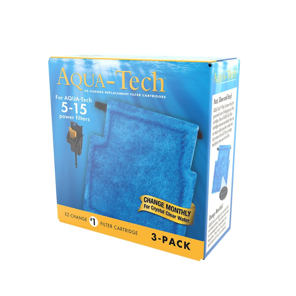 Aqua-Tech filter cartridge shake-and-rinse action for effortless maintenance.