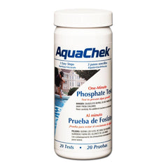 AquaChek phosphate test kit bottle shows quick 60-second results for reliable water testing.