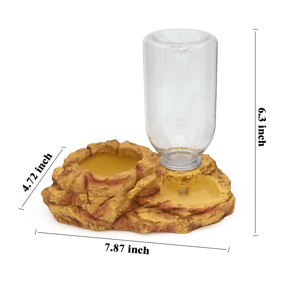 AQUA KT Anti-escape bowl helps minimize feeder escapes during meals.