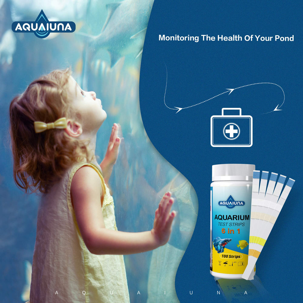 AQUALUNA test strips 6in1 carbonate chart helps balance buffering capacity for stable pH