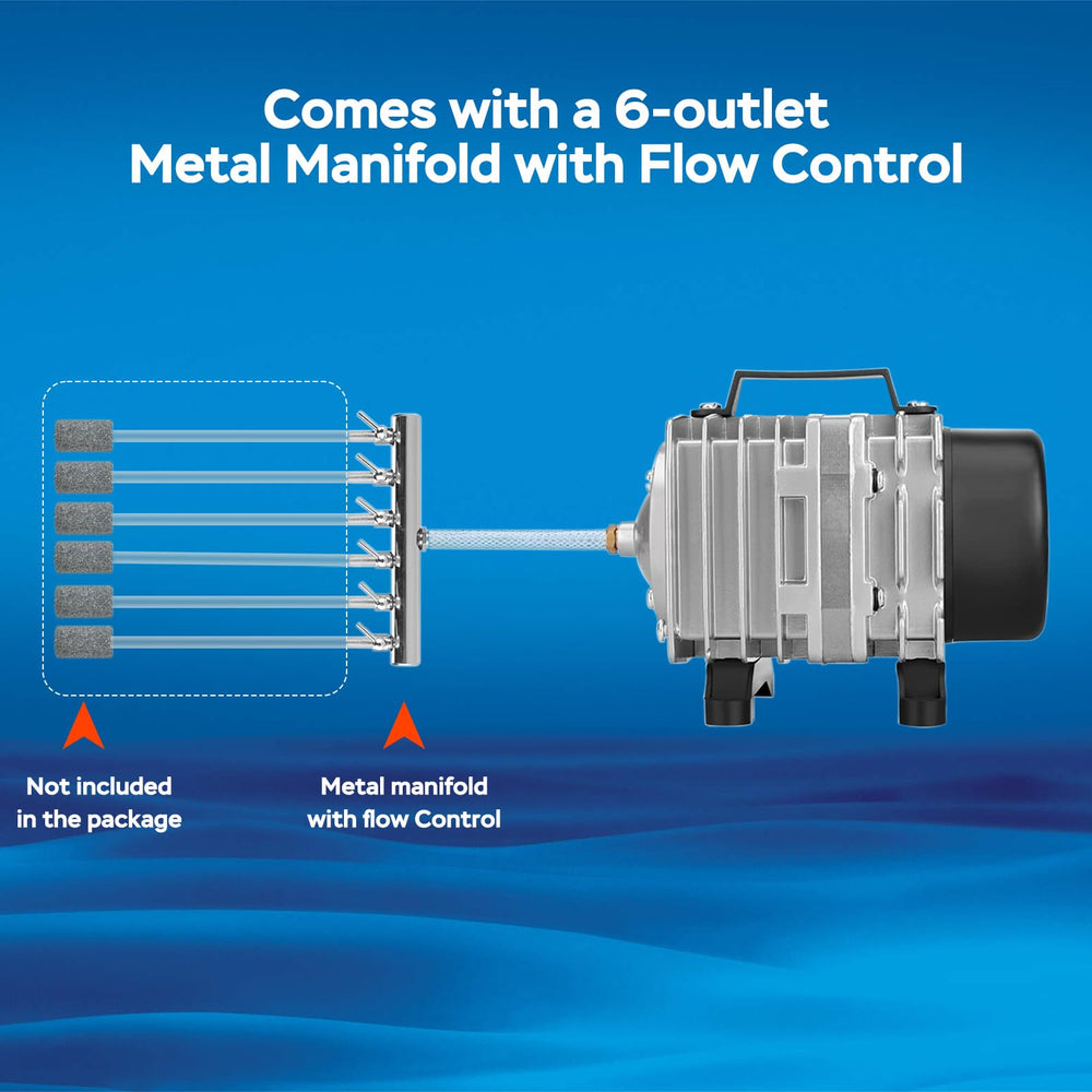 AquaMiracle 600GPH flow rate emphasizes strong aeration for larger tanks.