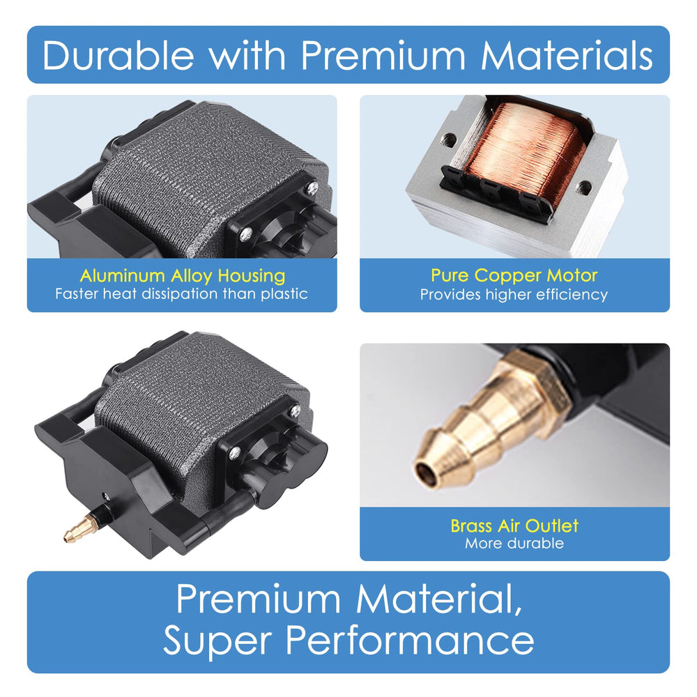 AquaMiracle adjustable inline switch and multi-outlet manifold for customizable airflow