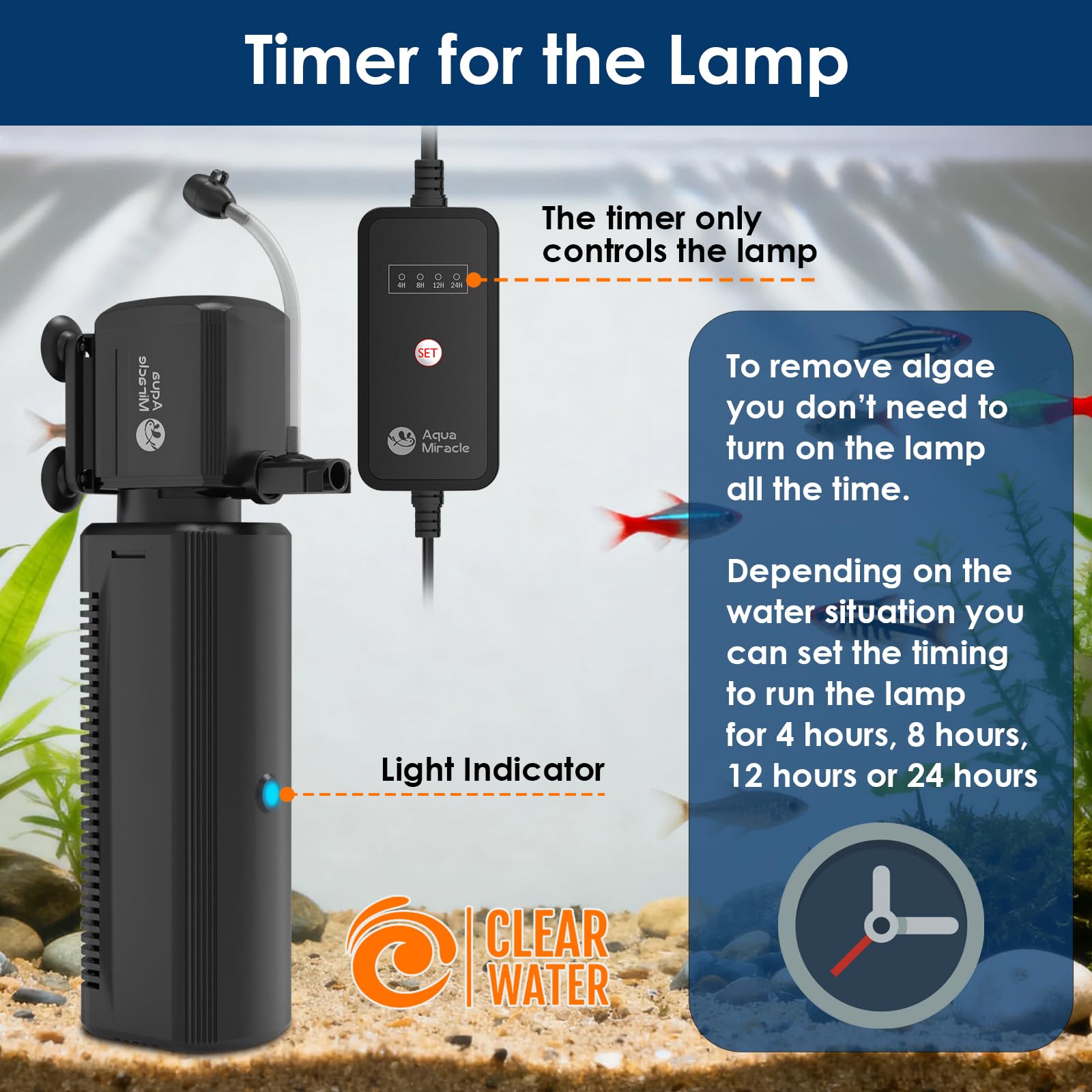 AquaMiracle aeration mode boosts oxygen with adjustable venturi.