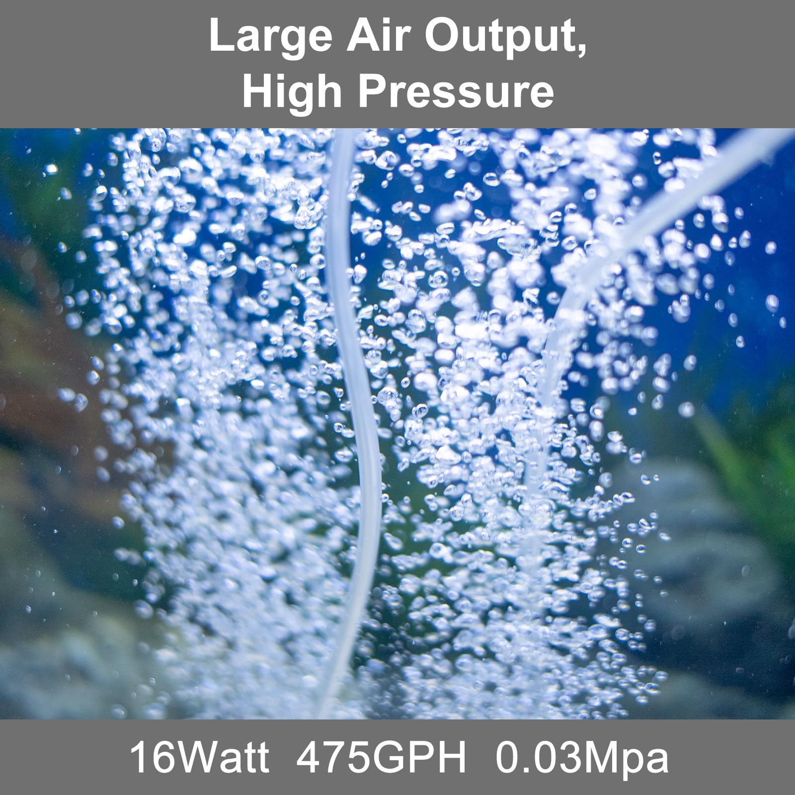 AquaMiracle all-in-one aerator package with manifold and stones ready.
