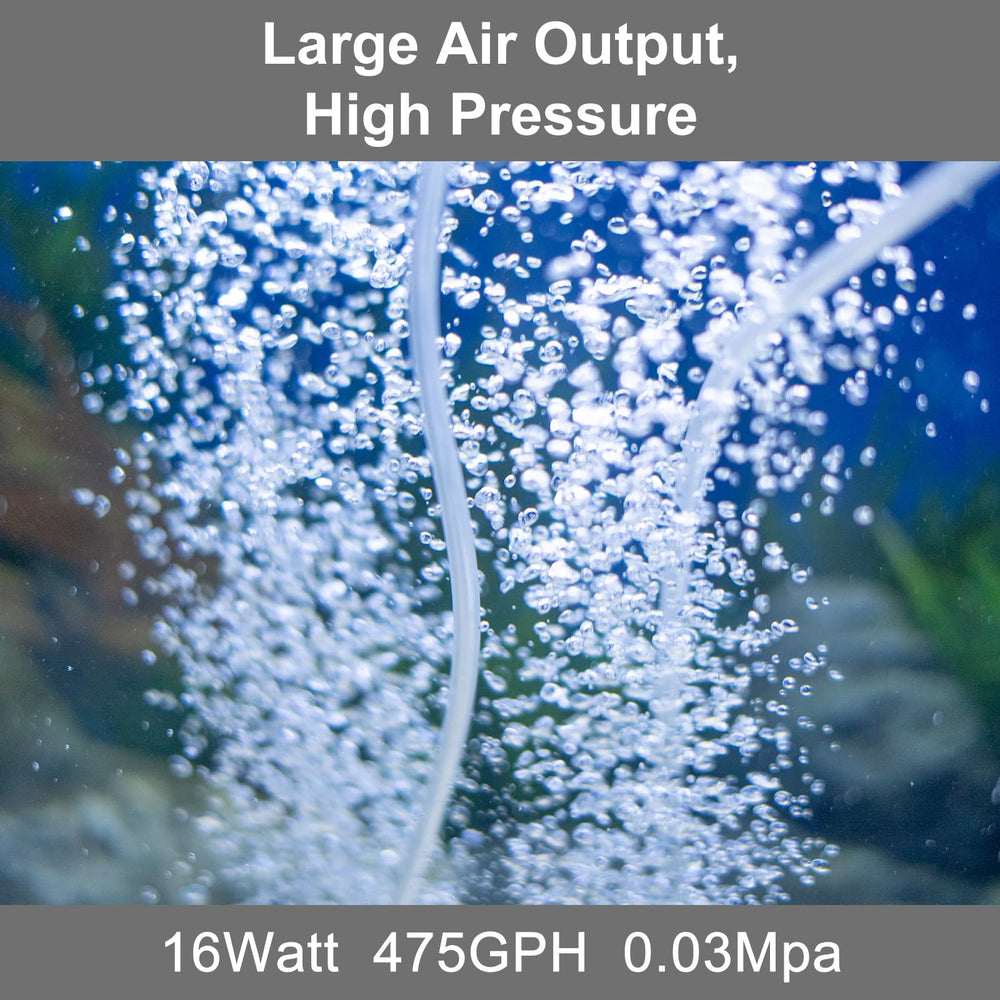 AquaMiracle all-in-one aerator package with manifold and stones ready.