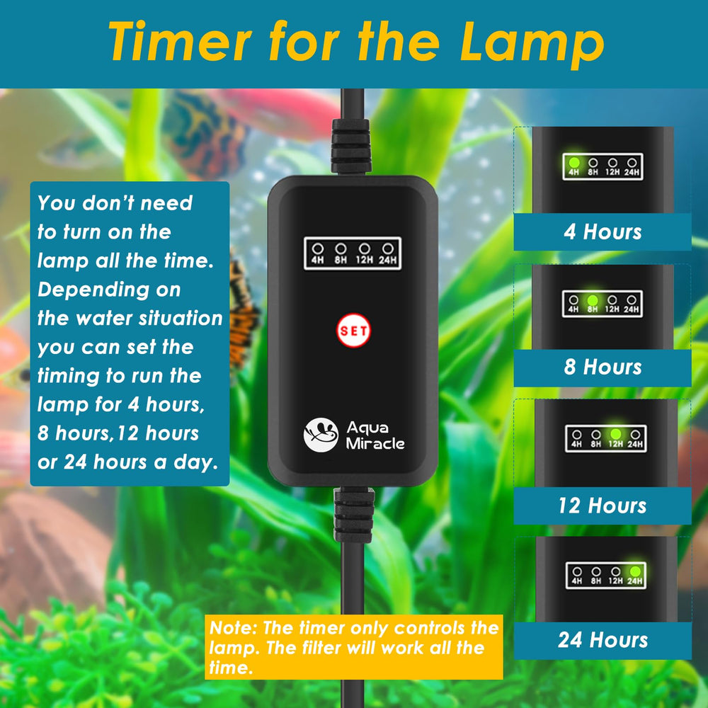 AquaMiracle aeration mode uses venturi to boost oxygen levels for fish.