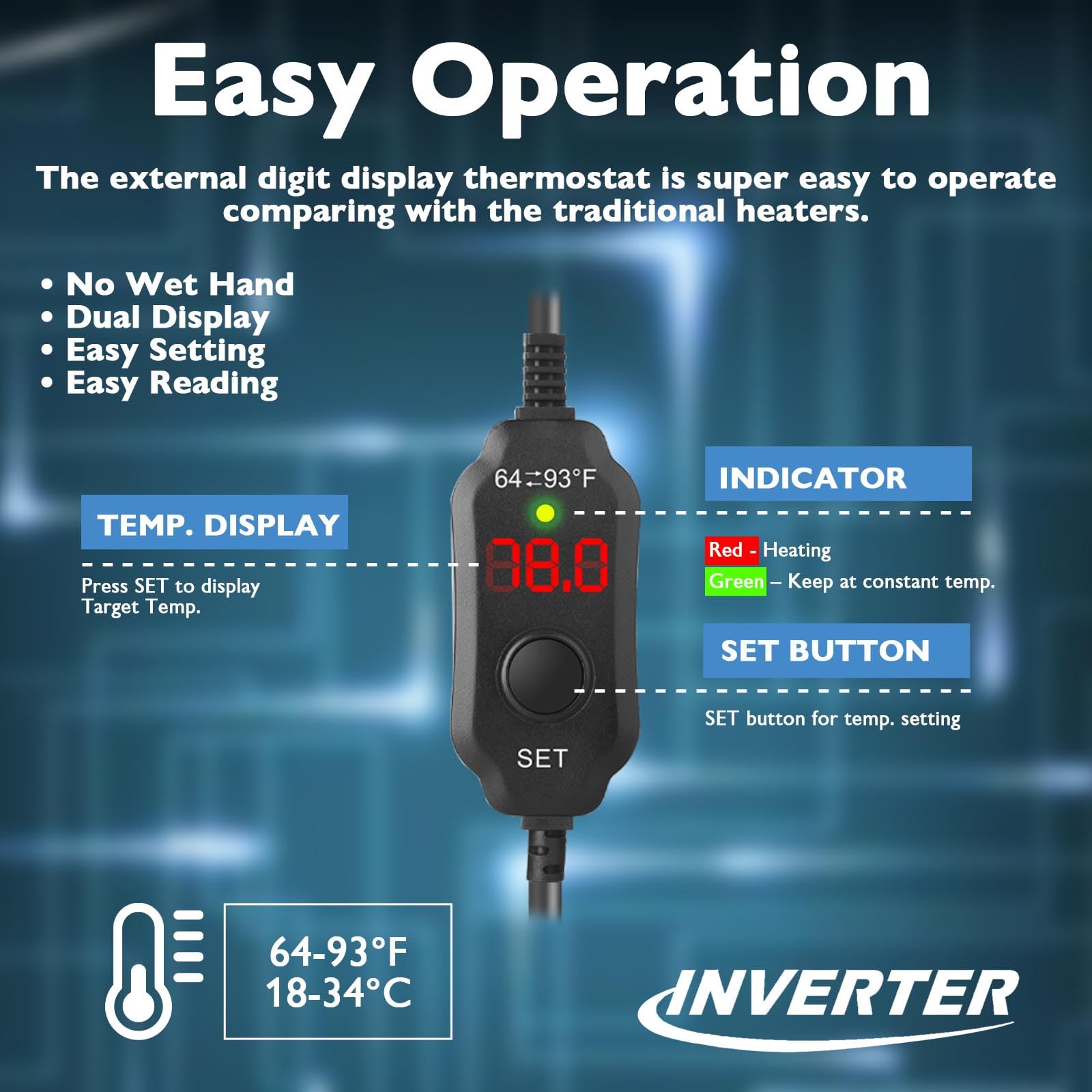 AquaMiracle in-tank installation demonstrates safe operation and simple setup.
