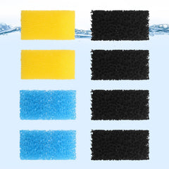 AquaMiracle coarse sponge closeup traps large debris for a cleaner aquarium