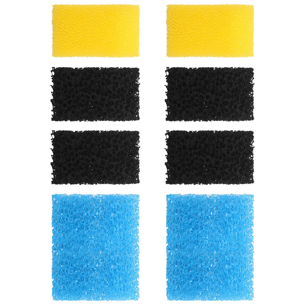 AquaMiracle filter-pack complete-set showing all sponge types for efficient filtration.
