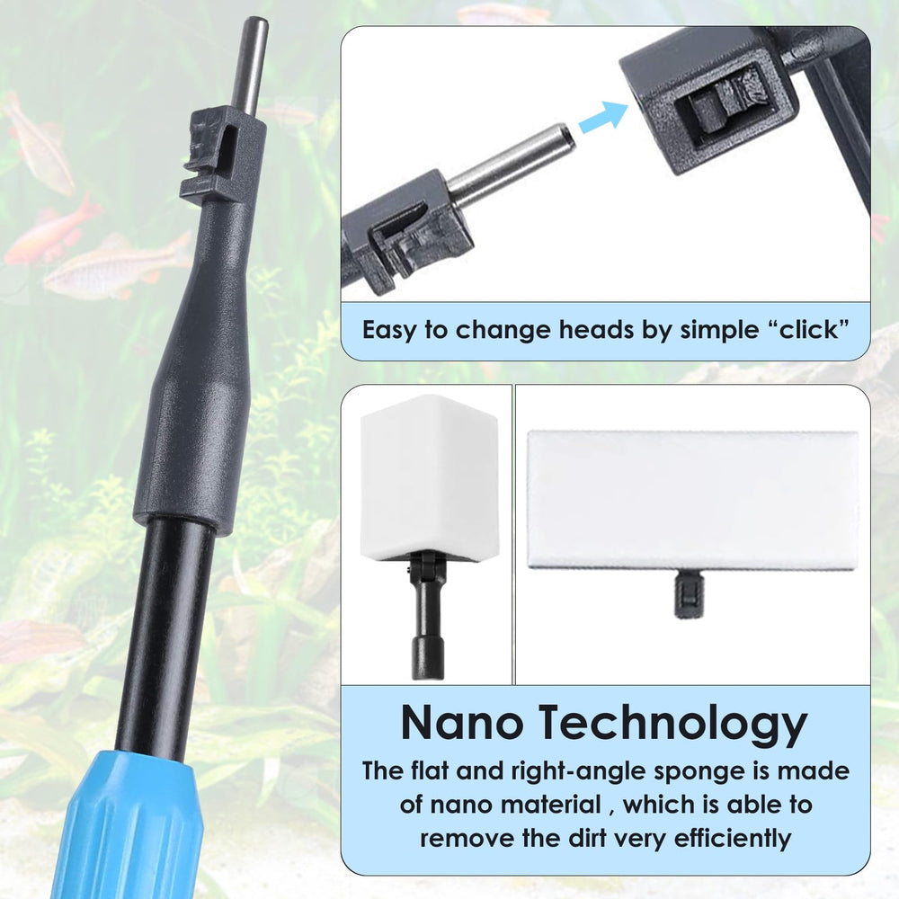 AquaMiracle gravel shaper in a tank creating a tidy substrate