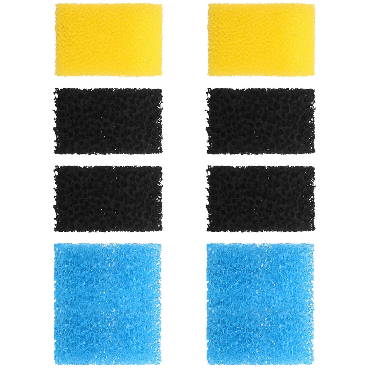 Aquamiracle QT-088 sponges pack for efficient filtration and easy replacement.