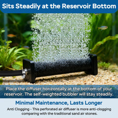 AquaMiracle anti-clogging perforated rubber reduces maintenance over time.