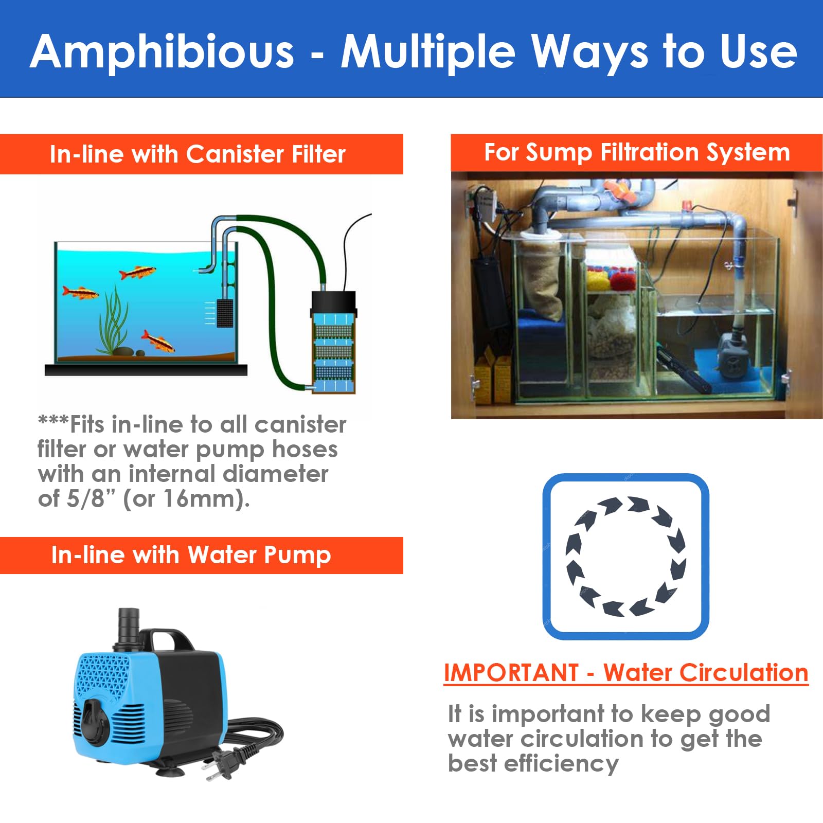 AquaMiracle UVC light watch window lets you monitor operation at a glance.
