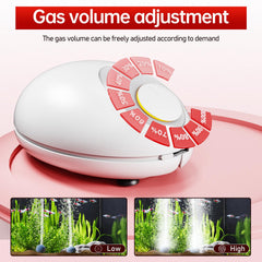 AQUASMITH 3W Ultra Quiet Air Pump packaging indicates ready-to-use setup and durable materials