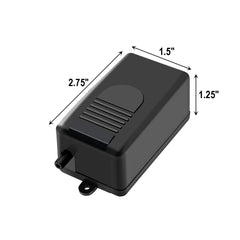 AQUANEAT air tubing 4ft connected to pump enables flexible positioning for quiet operation