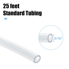 AQUANEAT air tubing connected to pump enables steady air for hydroponics or aquariums.