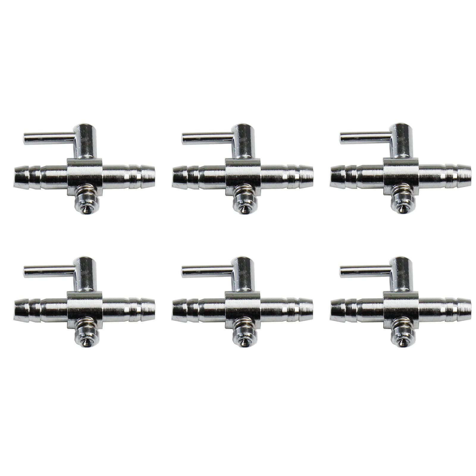 AQUANEAT aquarium control valve close-up showing stainless steel durability for reliable airflow.