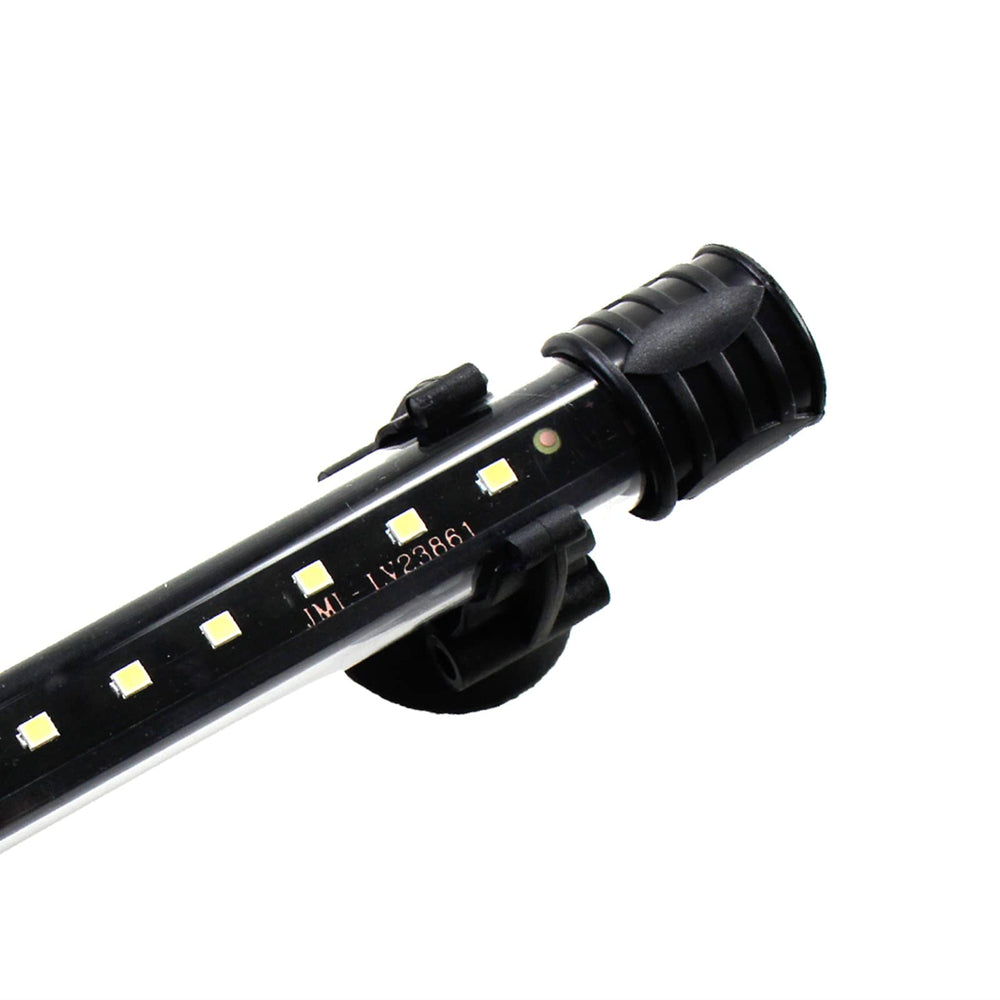 Aquaneat light installed in tank delivers even illumination across the aquascape