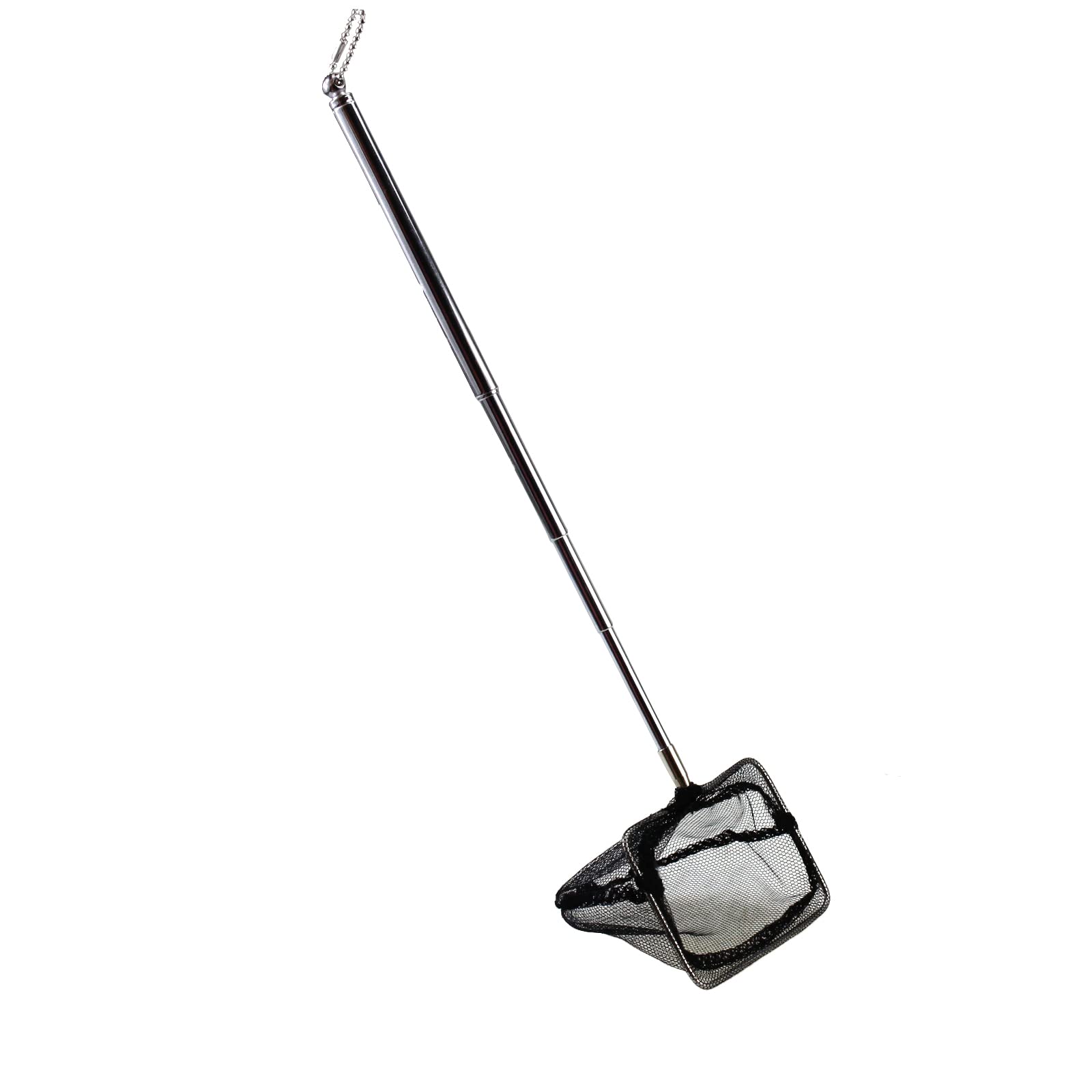 AQUANEAT aquarium net with extendable handle reaches deep tanks safely.