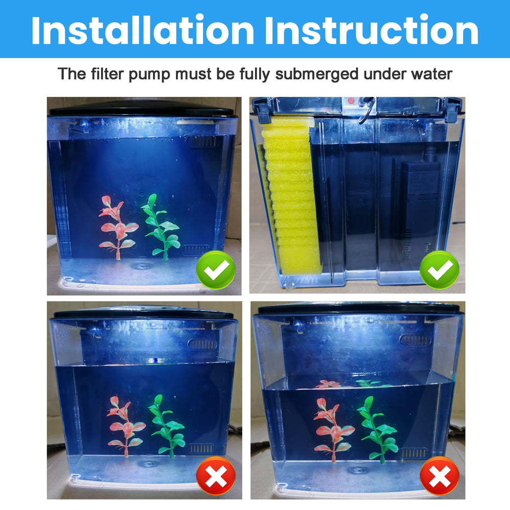 AQUANEAT artificial plants in tank scene for decorative habitat.