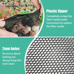 AQUANEAT bags with zipper-top design for secure fill and easy reuse.