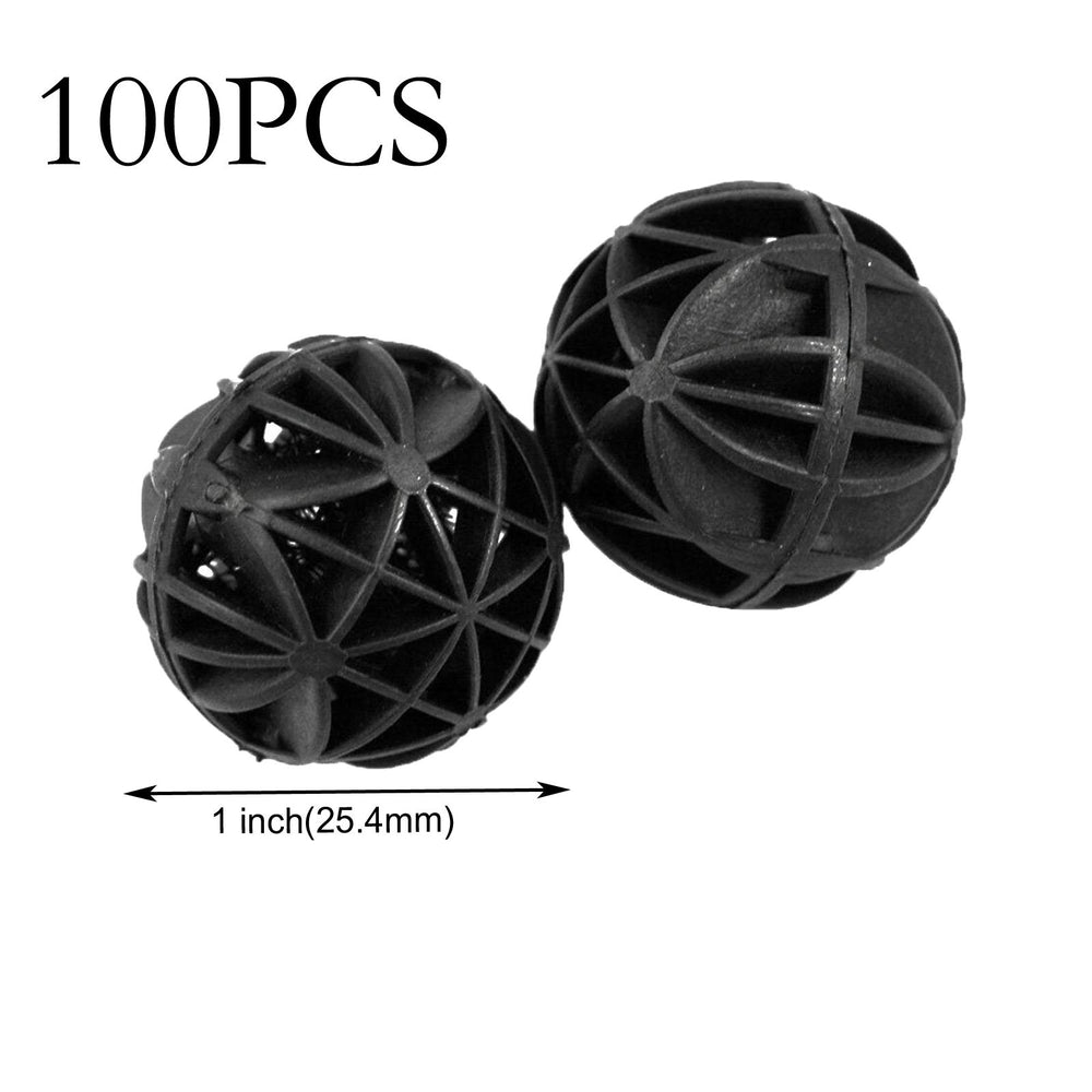 AQUANEAT bio balls in two bags simplify handling and setup for clean filtration.