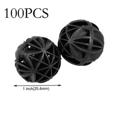 AQUANEAT bio balls in two bags simplify handling and setup for clean filtration.