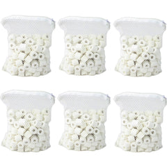 AQUANEAT bio ceramic rings with porous filtration for efficient biological filtration.