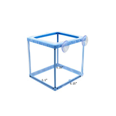 AQUANEAT breeder suction cups hanging setup for adjustable height in aquarium.