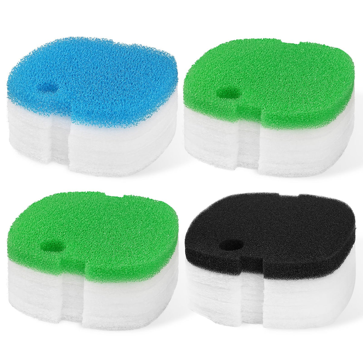 AQUANEAT coarse blue filter pad ready for installation enhances debris capture.
