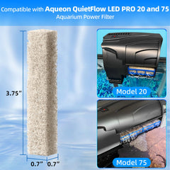 AQUANEAT compatibility with Aqueon 20-75 LED PRO ensures easy upgrade.