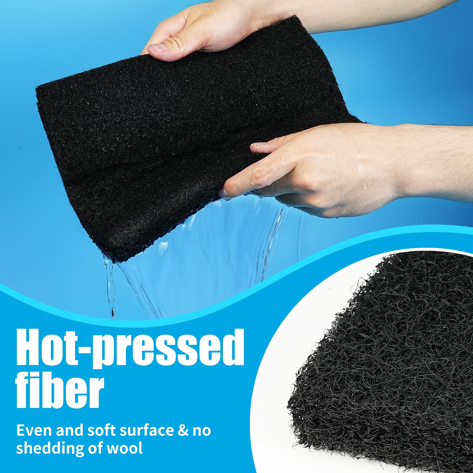 AQUANEAT DIY-cut-to-fit pad enables custom filtration layouts.