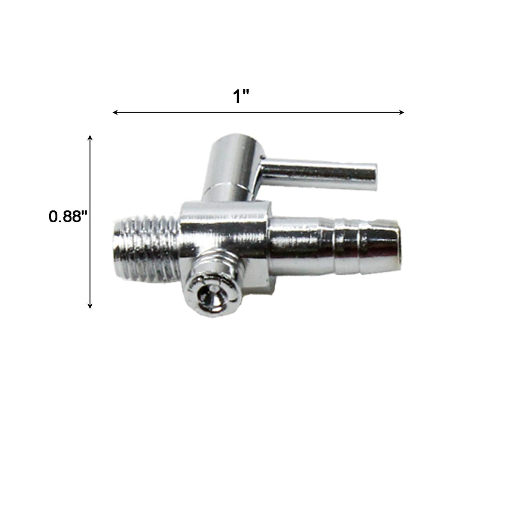 AQUANEAT 1-Way Thread Valve adjustable airflow lever in action