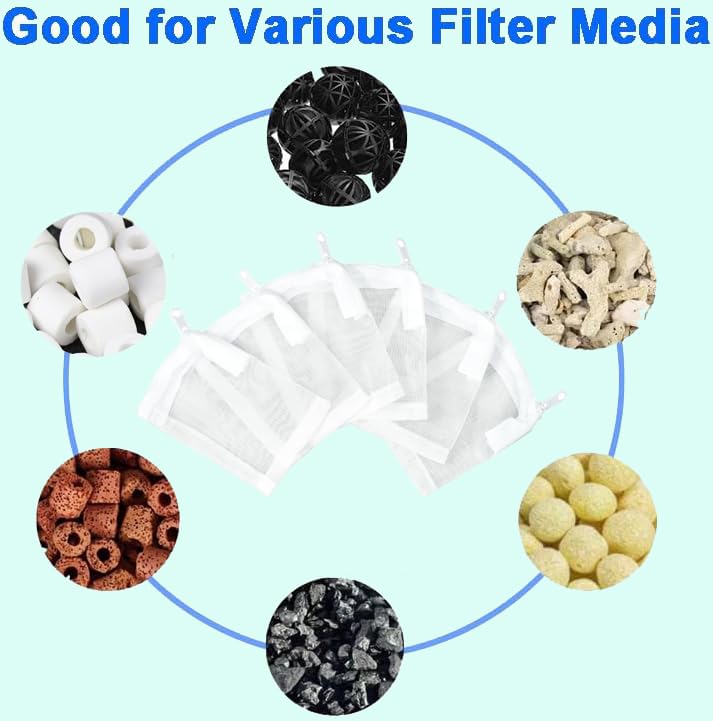 AQUANEAT durable, washable filter bag can be reused across maintenance cycles.